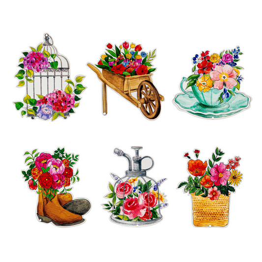 What She Shed Floral Garden Screen Saver