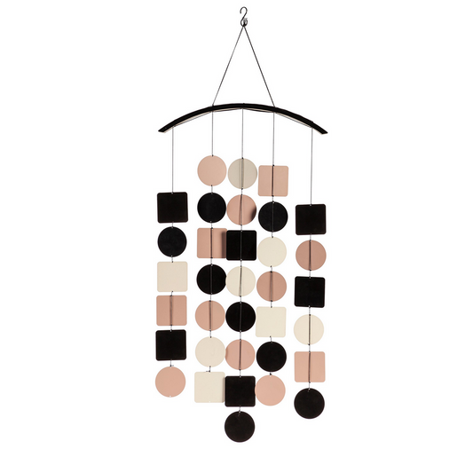 Multi-Shaped Neutral Colors Wind Chime