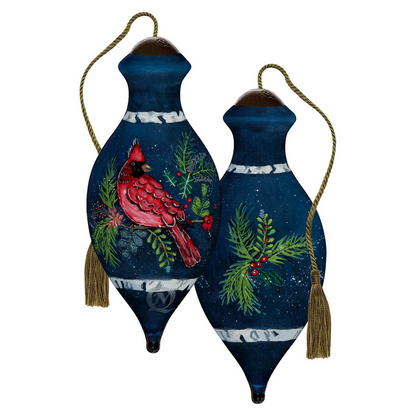 Birch Cardinal Ne'Qwa Ornament