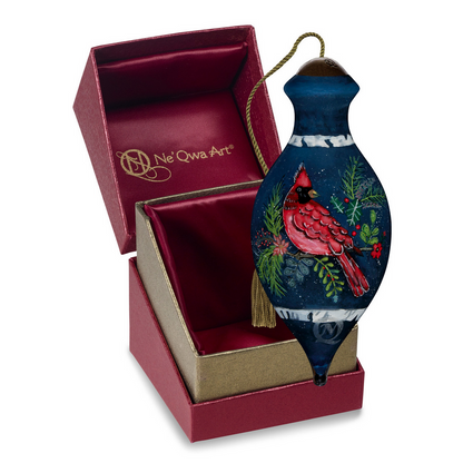 Birch Cardinal Ne'Qwa Ornament