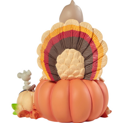Give Thanks LED Precious Moments Turkey Figurine