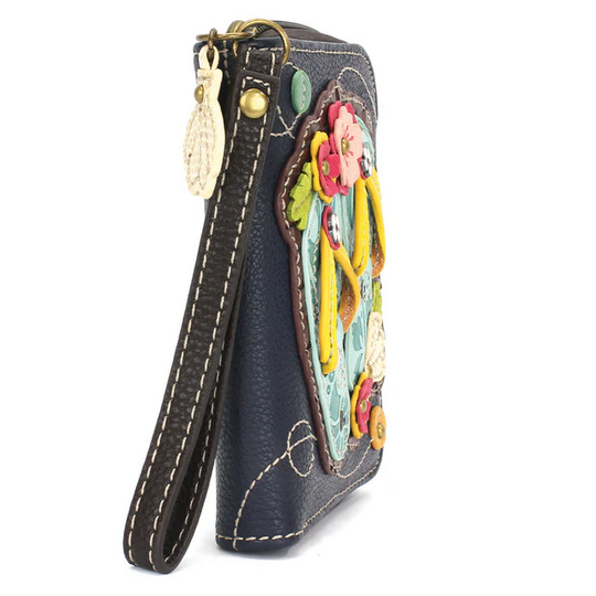 Flip Flop Zip Around Wallet