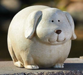 Dog Pudgy Pals Garden Statue