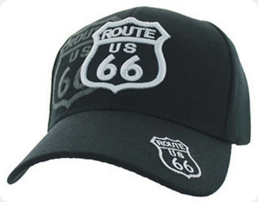 Route 66 shadow Shield Black Hat