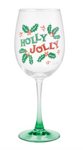 Holly Jolly Celebrations by Lolita Wine Glass