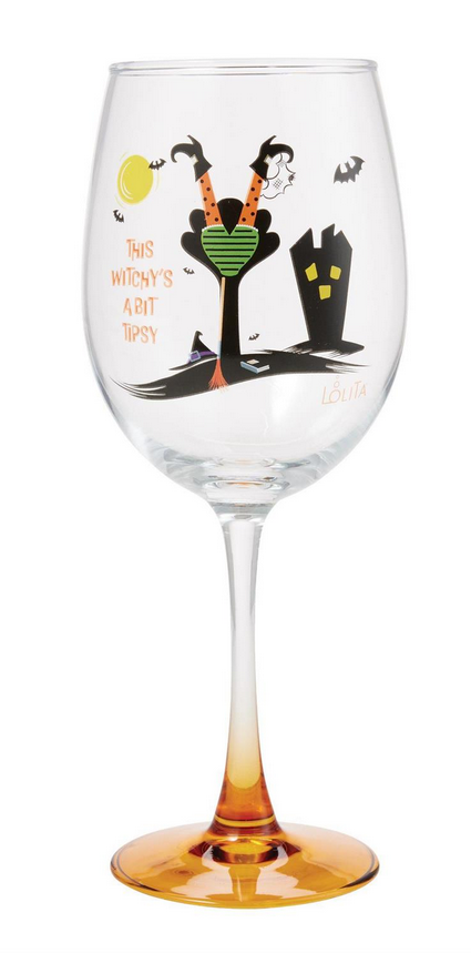 Tipsy Witch Celebrations by Lolita Wine Glass