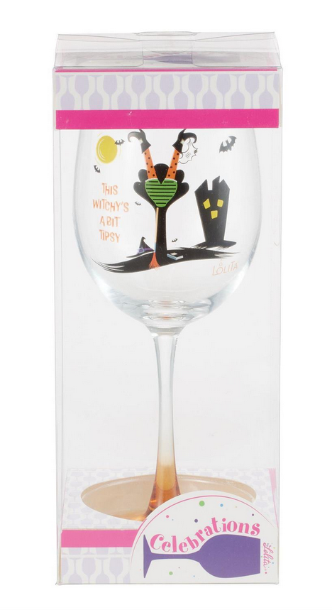 Tipsy Witch Celebrations by Lolita Wine Glass