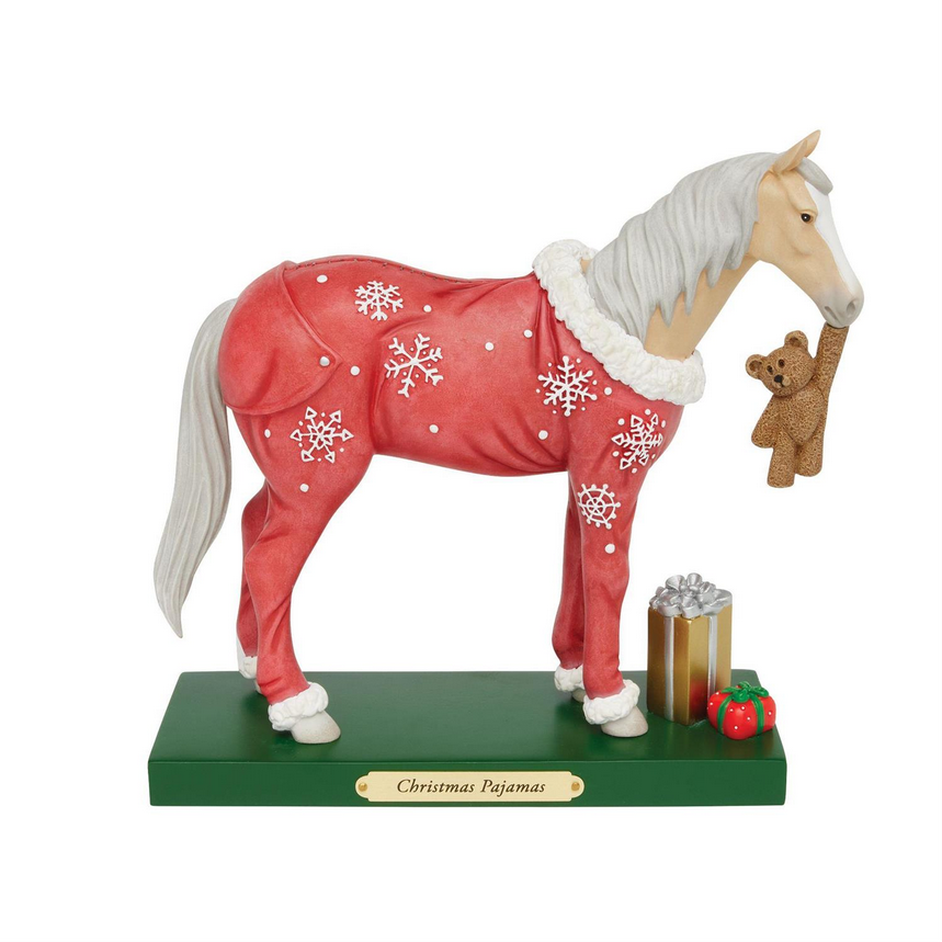 Christmas Pajamas Painted Ponies Figurine