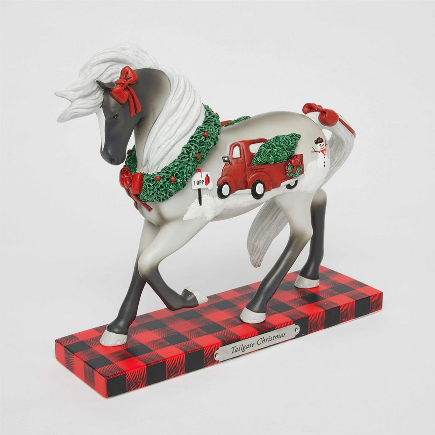 Tailgate Christmas Painted Ponies Figurine