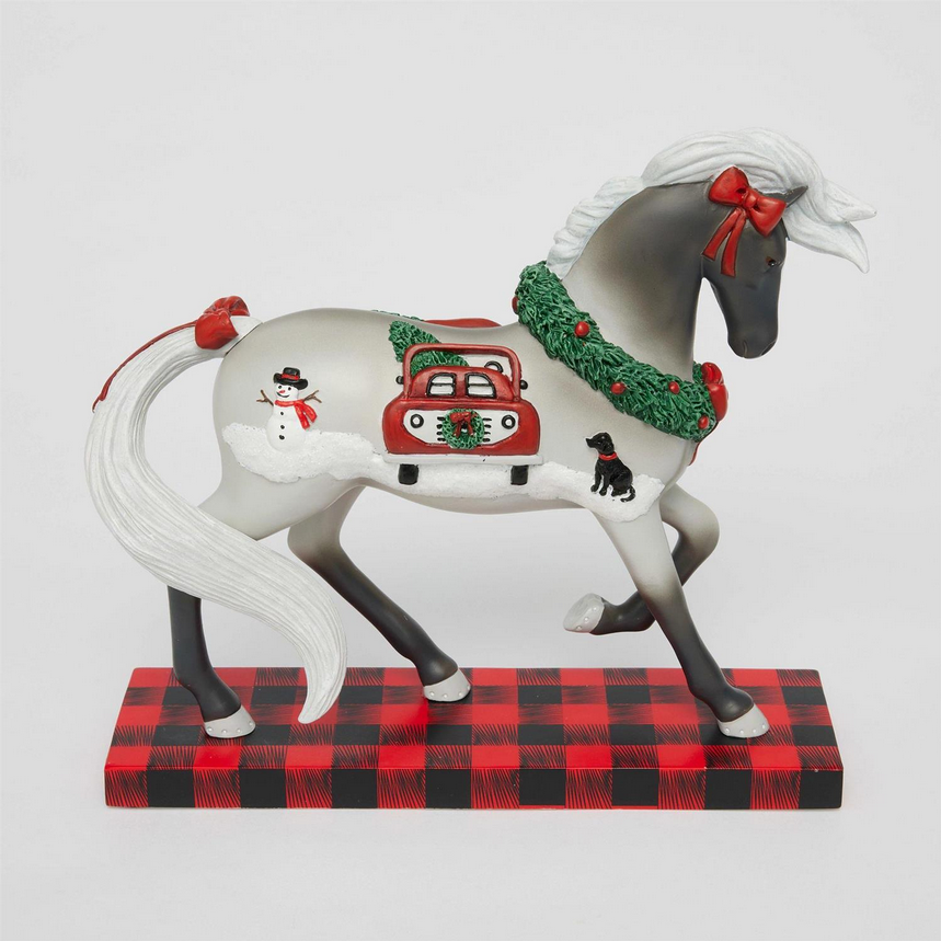 Tailgate Christmas Painted Ponies Figurine