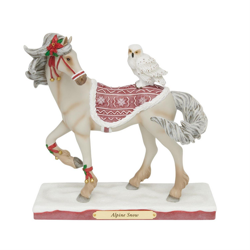 Alpine Snow Painted Ponies Figurine
