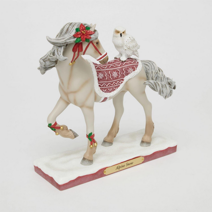 Alpine Snow Painted Ponies Figurine