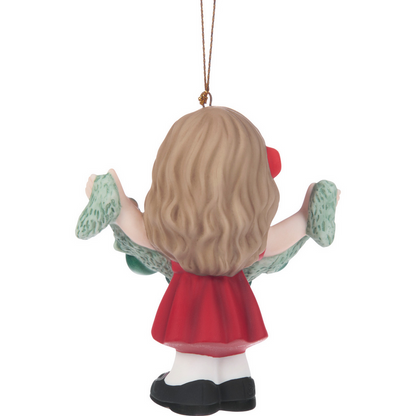 Deck The Halls 2025 Precious Moments Dated Ornament/Girl
