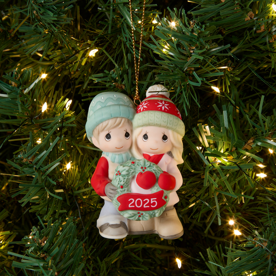 Our First Christmas Together 2025 Precious Moments Dated Ornament