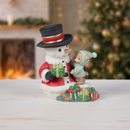 Sharing The Gift Of Love At Christmas Precious Moments Figurine