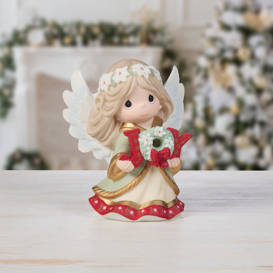 Joy To The World Precious Moments Angel Figurine