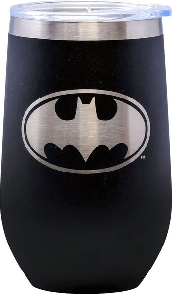 Batman Etched Stainless Steel Tumbler