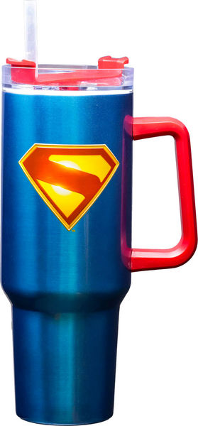 Superman Logo 40 Oz. Stainless Steel Tumbler