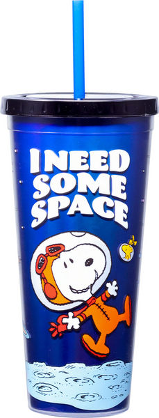 Snoopy/I Need Some Space Foil Cup/Tumbler