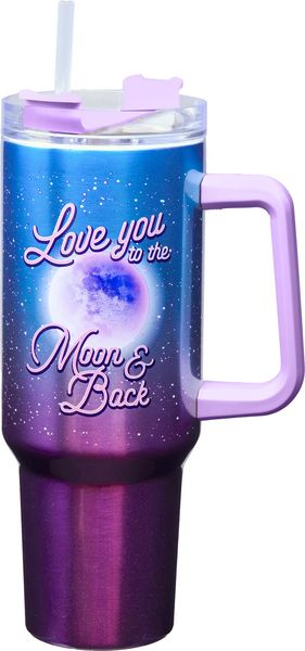 Love You To The Moon And Back 40 Oz. Stainless Steel Travel Mug