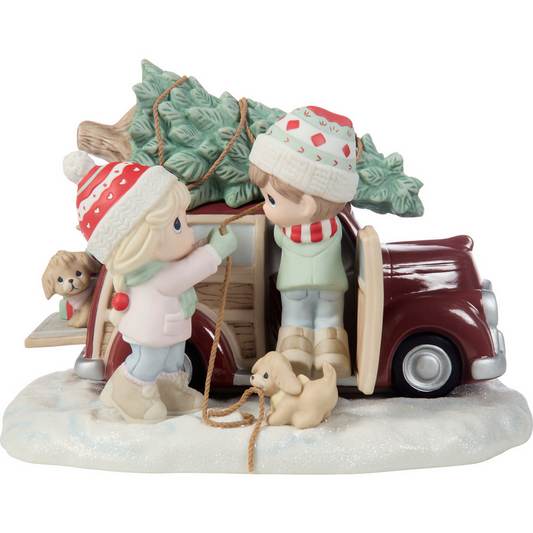 Bringing Home The Spirit Of Christmas Limited Edition Precious Moments Figurine