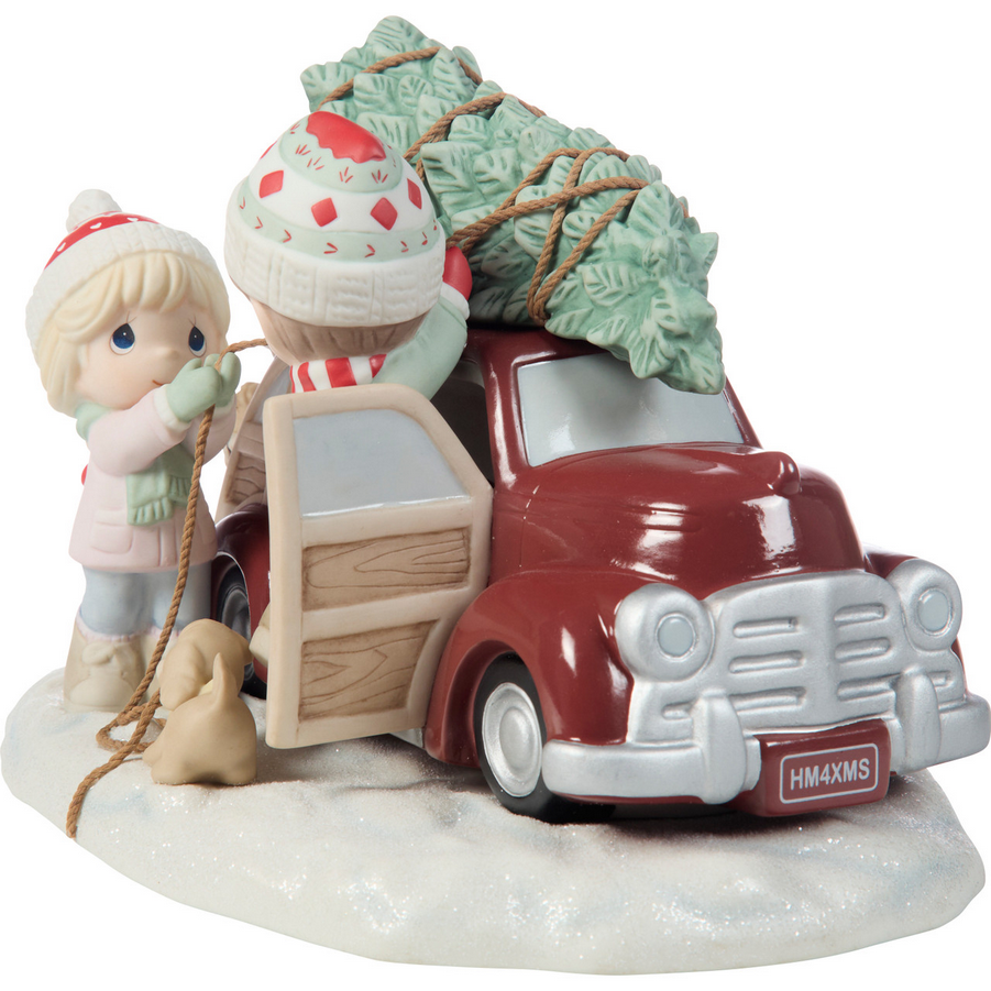 Bringing Home The Spirit Of Christmas Limited Edition Precious Moments Figurine
