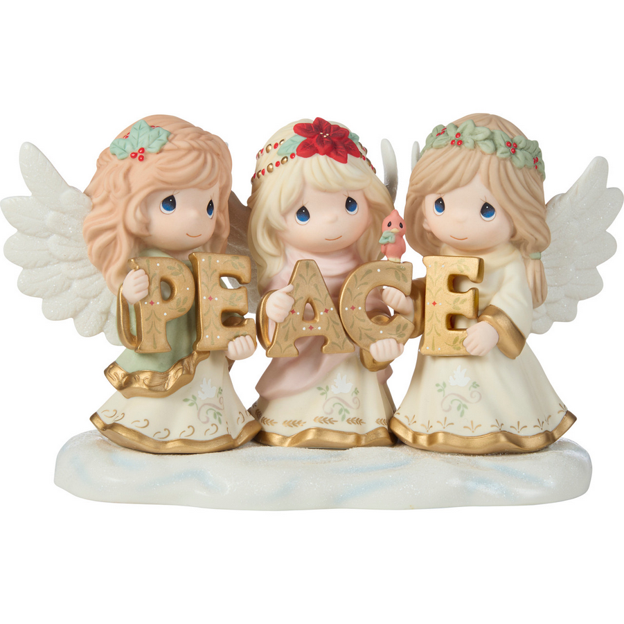 Blesssings Of Peace From Heaven Above Limited Edition Precious Moments Figurine