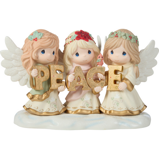 Blesssings Of Peace From Heaven Above Limited Edition Precious Moments Figurine