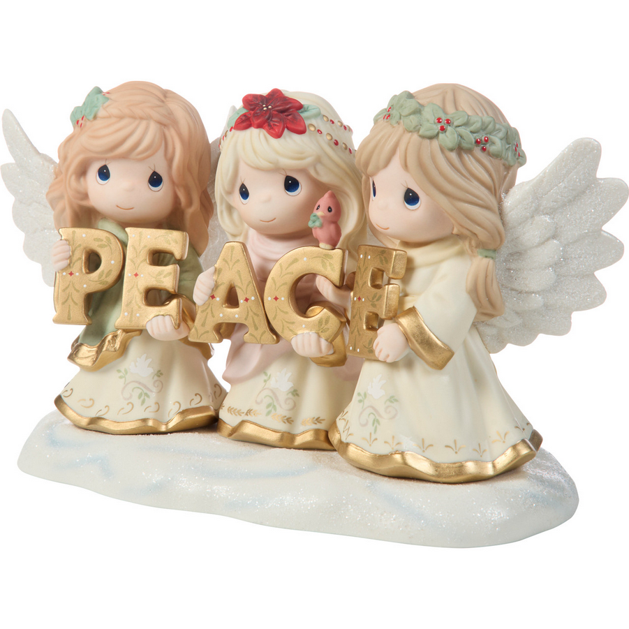 Blesssings Of Peace From Heaven Above Limited Edition Precious Moments Figurine
