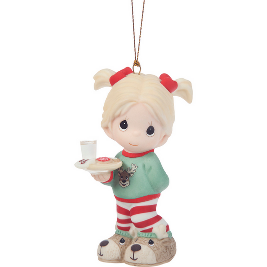 A Sweet Snack For Santa Precious Moments Ornament