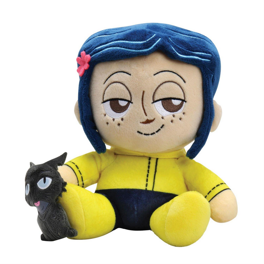 Coraline and the Cat Phunny Plush