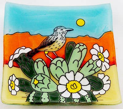 Cactus Flower Trinket Dish