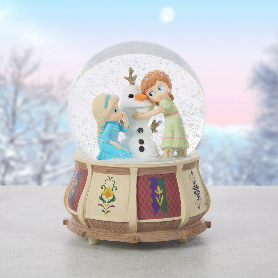 Do You Want To Build A Snowman Frozen Precious Moments Musical Snow Globe