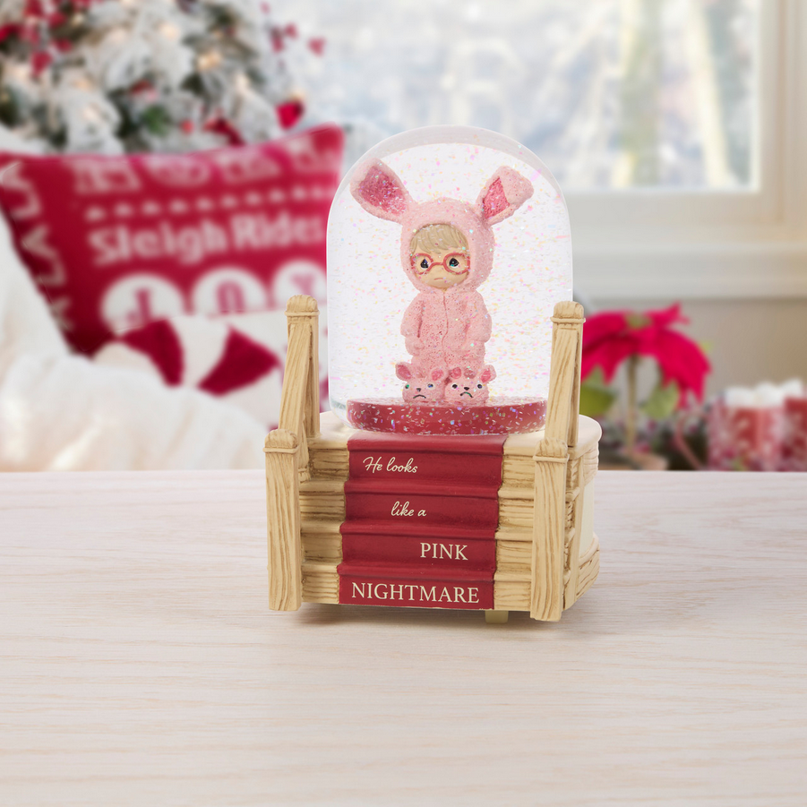 He Looks Like A Pink Nightmare A Christmas Story Precious Moments Snow Globe