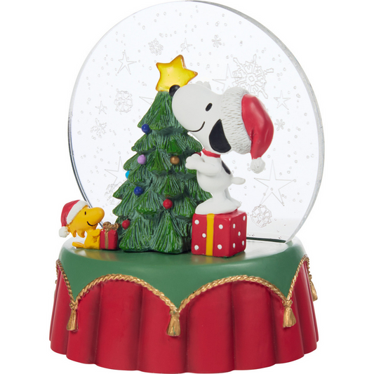Friends Light Up The Season Snoopy & Woodstock Precious Moments Musical