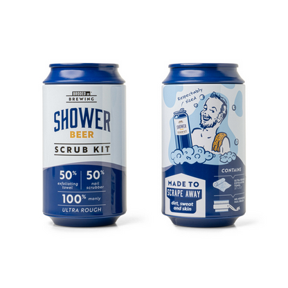 Brodeo Drive™ Shower Beer Scrub Kit