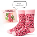 It's Only Your Birthday Once A Year Gift Card Sock Set