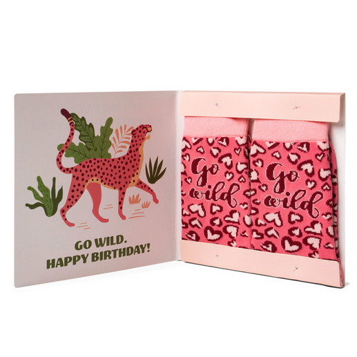 It's Only Your Birthday Once A Year Gift Card Sock Set