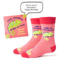 Cool, Colorful Always Down To Hang Gift Card & Sock Set