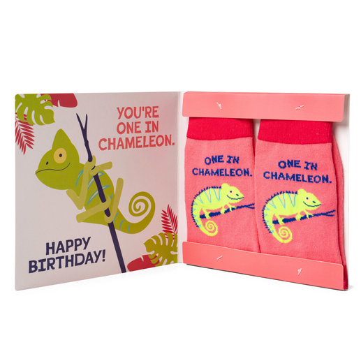 Cool, Colorful Always Down To Hang Gift Card & Sock Set