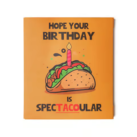 Hope Your Birthday Is SpecTACCOular Gift Card & Socks Set