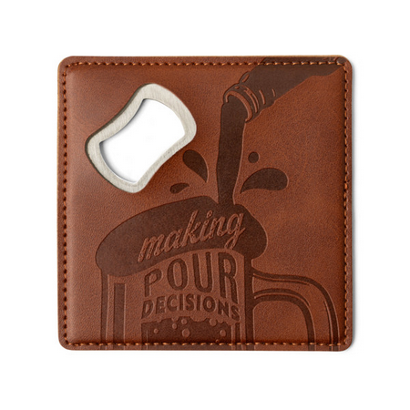 Brodeo Drive™ Pour Decisions Bottle Opener Coasters