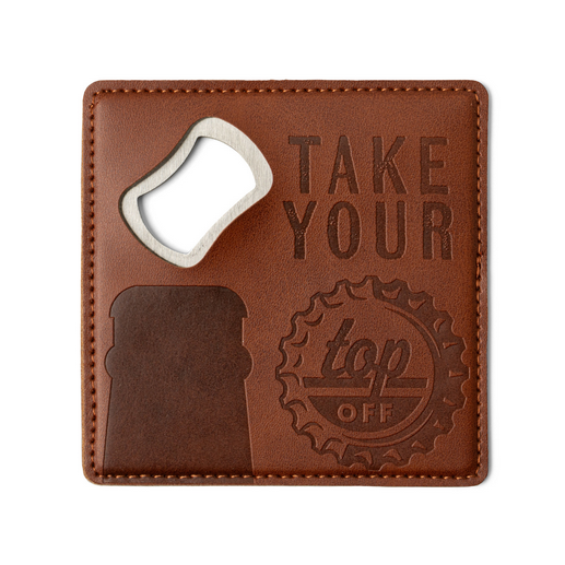 Brodeo Drive™ Pour Decisions Bottle Opener Coasters