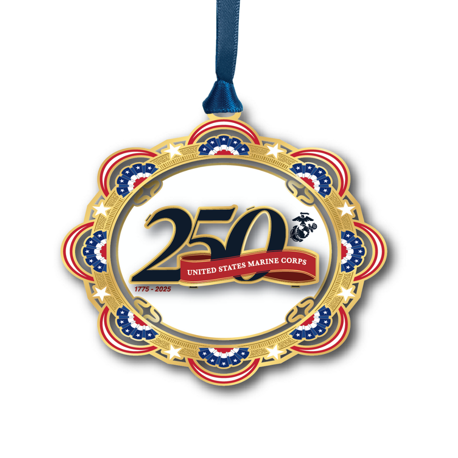 U.S. Marines 250th Anniversary Ornament