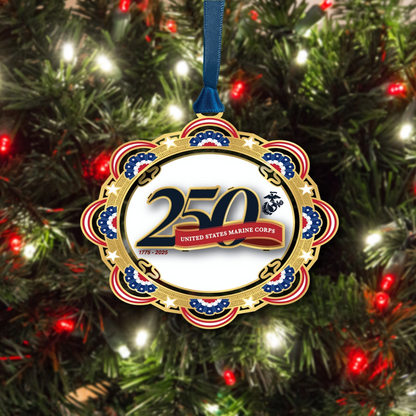 U.S. Marines 250th Anniversary Ornament
