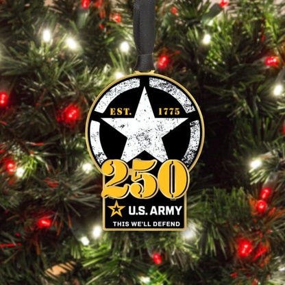 U.S. Army 250th Anniversary Ornament