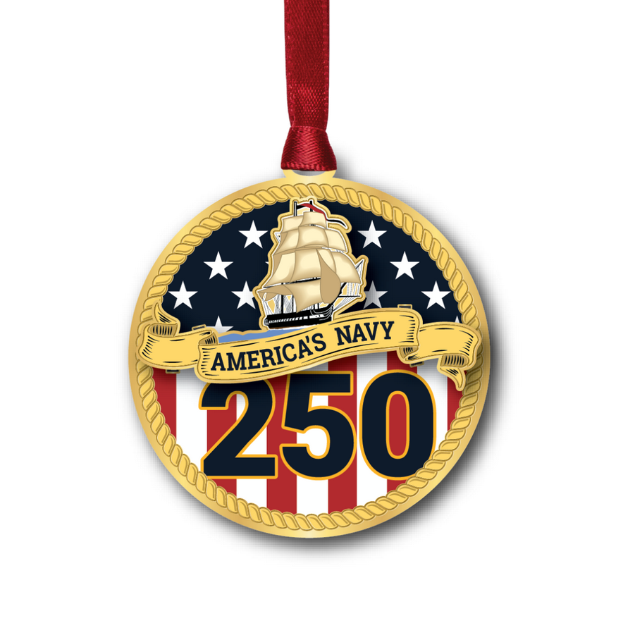 U.S. Navy 250th Anniversary Ornament