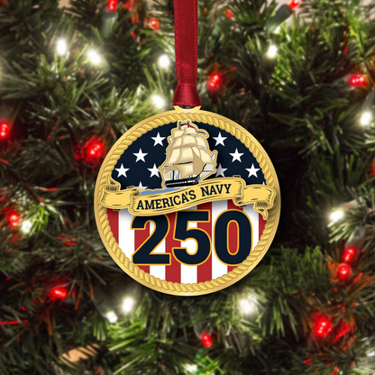 U.S. Navy 250th Anniversary Ornament