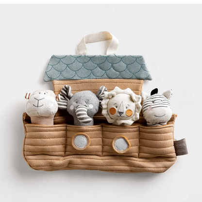 Noah's Ark Plush Toy Set with Squeakers