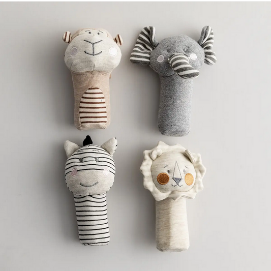 Noah's Ark Plush Toy Set with Squeakers